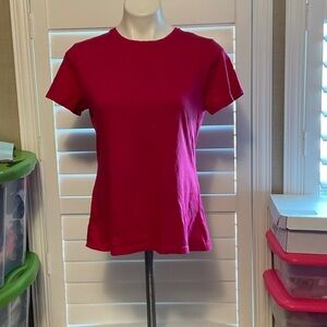 adidas Women's Vibrant Pink Short Sleeve Tee